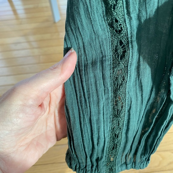 American Eagle boho long sleeve cotton top - Picture 5 of 6